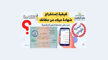 خطوات استخراج شهادة الميلاد المميكنة أونلاين عبر بوابة مصر الرقمية