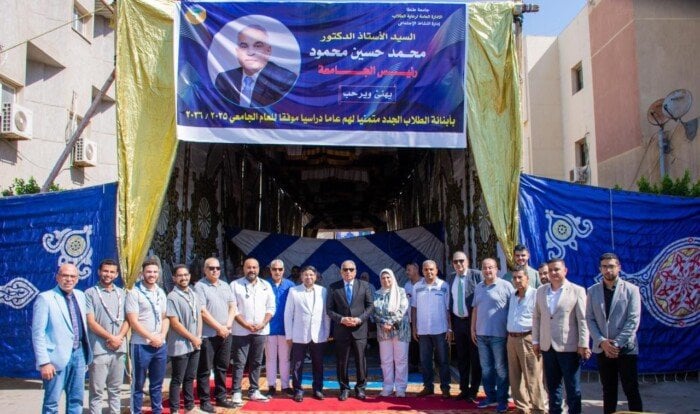 رئيس جامعة طنطا يستعرض المرافق الطبية في مجمع سبرباي الأكاديمي