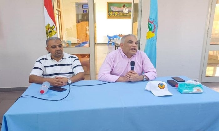 زيارة تفقدية لرئيس جامعة طنطا للمعسكر الصيفي الطلابي في بلطيم
