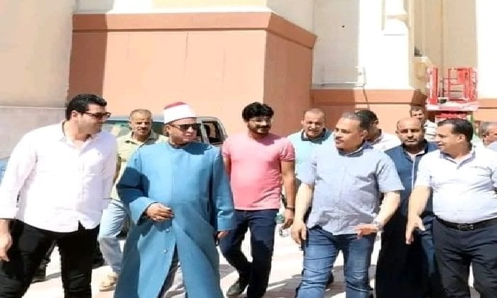 زيارة محافظ الشرقية لمتابعة تجديدات مسجد الفتح في الزقازيق