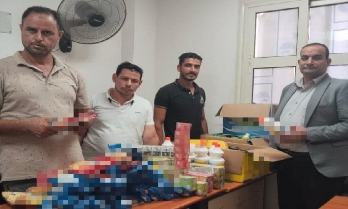 ضبط 420 عبوة غذائية غير صالحة للاستهلاك في حملة تفتيش بالبحيرة