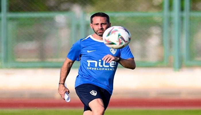 فيريرا يعزز معنويات لاعبي الزمالك قبل مواجهة المقاولون العرب