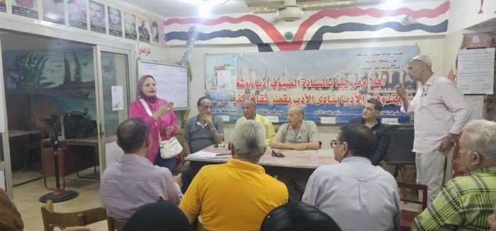 محمود عباس يتولى رئاسة نادي أدب كفر الزيات