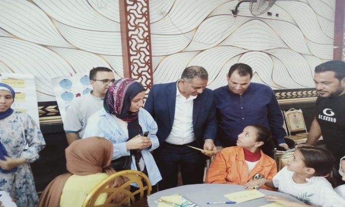 مدير الرياضة بالقليوبية يزور فعاليات مبادرة إجازتك لدينا في شباب طوخ