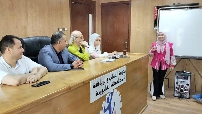 مدير الرياضة بالقليوبية يشارك في تقييم مواهب أوركسترا الشباب كيميت