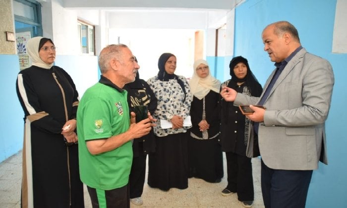 مدير تعليم بورسعيد يراقب تجهيزات مدارس إدارة شرق للعام الدراسي المقبل