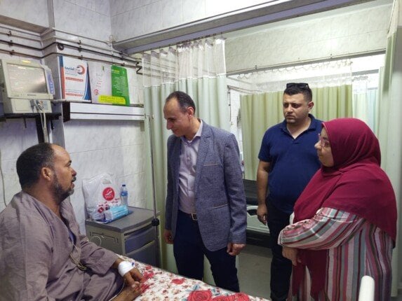 مدير صحة بني سويف: جولة تفقدية في مستشفى الحميات وتواصل مع المرضى