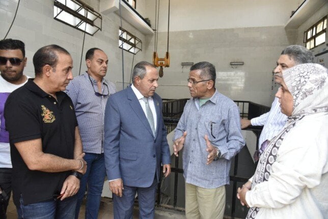 مراقبة تطوير مرافق الصرف الصحي في بورسعيد