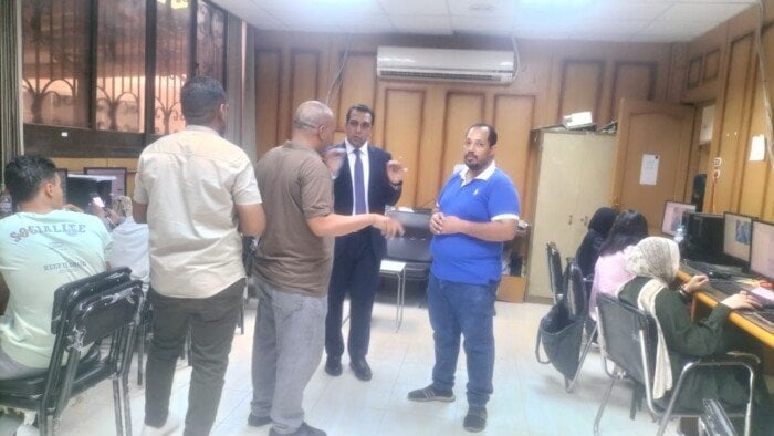 نائب محافظ قنا يتابع جهود تقنين أملاك الدولة والتدريب على الحصر