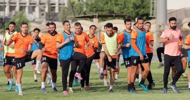 استعدادات قوية للاعبي البنك الأهلي قبل مباراة وادي دجلة في الدوري