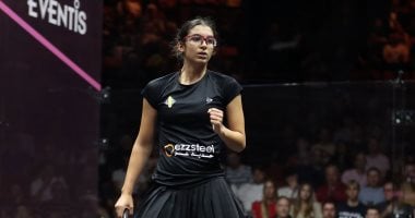 أمينة عرفي تستعد اليوم لمواجهة نصف نهائي بطولة لندن كلاسيك للاسكواش