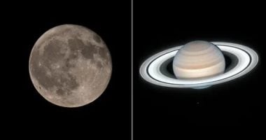 زحل والقمر يزينان السماء مساء غد في حدث فلكي مميز 5 زحل والقمر يزينان السماء مساء غد في حدث فلكي مميز