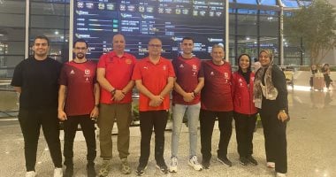 بعثة الرماية المصرية تصل الصين استعدادا لمنافسات كأس العالم