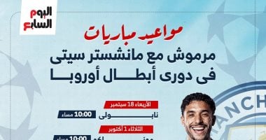 مواعيد مباريات مانشستر سيتي في دوري الأبطال ومستجدات موقف مرموش