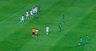 الدباغ يفتتح أهدافه مع الزمالك ويمنح الفريق التقدم أمام المصري
