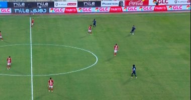 الأهلي يسعى لتسجيل الهدف أمام إنبي بعد ربع ساعة من بداية المباراة