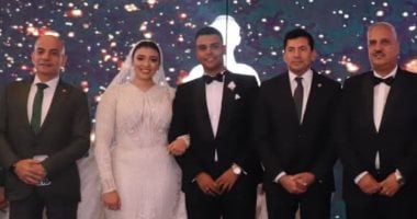 مدير الشباب والرياضة في الجيزة يتألق في زفاف نجله بحضور مميز