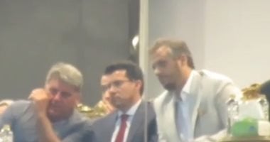 أشرف صبحى يتواجد في ملعب مباراة بيراميدز ضد أوكلاند سيتي اليوم