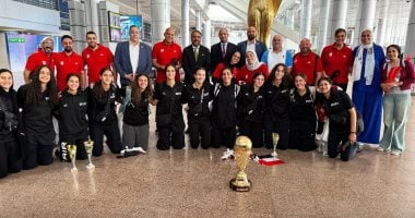 استقبال حاشد لبعثة منتخب السلة الناشئات بعد تحقيق إنجاز الأفروباسكت