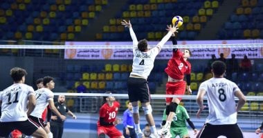 شباب منتخب مصر للطائرة يحقق انتصارا هاما على الجزائر في بطولة أفريقيا