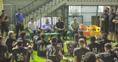 رئيس دائرة كهرباء الإسماعيلية يعزز معنويات الفريق قبل مواجهة الإتحاد السكندري