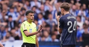 إيقاف هويسين لاعب ريال مدريد لمباراة واحدة بعد طرده في مواجهة سوسيداد