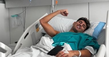 يوسف الجوهري نجم المصري يجري عملية جراحية في أربطة الكاحل