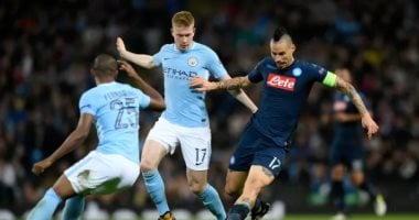موعد لقاء مانشستر سيتي مع نابولي في كأس الأبطال والقنوات المذاعة