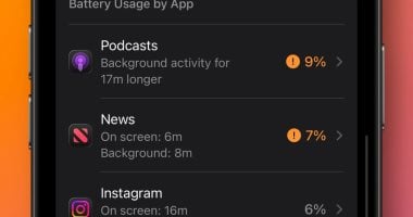 ميزة جديدة في تحديث iOS 26 تعالج مشكلة استنزاف البطارية في الهواتف