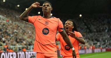 راشفورد يتألق ويقود برشلونة للفوز على نيوكاسل في دوري الأبطال