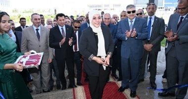 افتتاح صالة سارة سمير لرفع الأثقال بحضور وزير الرياضة ورئيس هيئة القناة