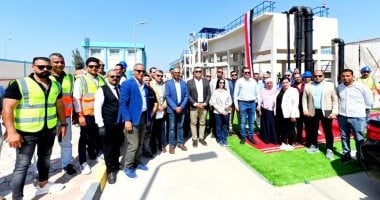 افتتاح محطة معالجة الصرف الصحي في مركز بدر بحضور وزير الإسكان ومحافظ البحيرة