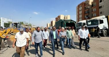 مدينة العبور الجديدة تبدأ استعدادات شتاء مبكرة ورئيس الجهاز يشرف على تجهيز المعدات