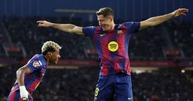 ليفاندوفسكي ينضم لقائمة الهدافين التاريخيين لبرشلونة قبل مواجهة باريس 5 ليفاندوفسكي ينضم لقائمة الهدافين التاريخيين لبرشلونة قبل مواجهة باريس