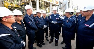 وزير البترول يزور مشروعات التطوير وزيادة الإنتاج وترشيد الطاقة بالعامرية