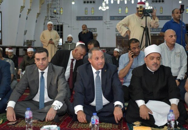 احتفال المولد النبوي في المسجد العباسي بحضور محافظ بورسعيد