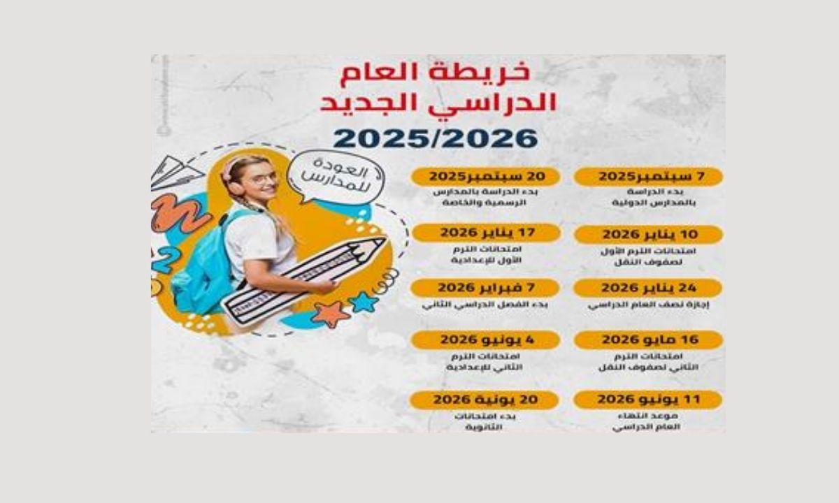 88 يومًا فقط.. خريطة الترم الأول للعام الدراسي الجديد 2026 للطلاب قبل بدء الدراسة 5 88 يومًا فقط.. خريطة الترم الأول للعام الدراسي الجديد 2026 للطلاب قبل بدء الدراسة