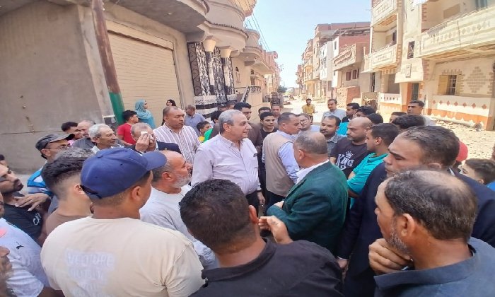 حل عاجل لمشكلة الصرف الصحي في عزبة أبو وافي بالمحلة الكبرى