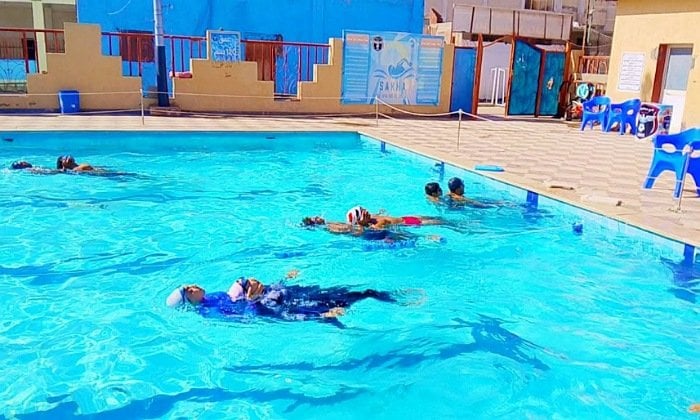 ختام دورات الإنقاذ والإسعافات الأولية في نادي سخا الرياضي بكفر الشيخ