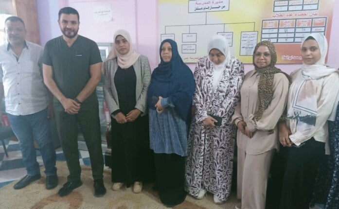 مدير الإدارة الصحية بسفاجا يعاين مدرسة التمريض استعدادًا للعام الدراسي المقبل