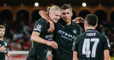 مانشستر سيتي يتعادل مع موناكو في مباراة تألق فيها هالاند 5 مانشستر سيتي يتعادل مع موناكو في مباراة تألق فيها هالاند