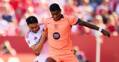 راشفورد يسجل هدفًا حاسمًا في هزيمة كارثية لبرشلونة أمام إشبيلية 1 راشفورد يسجل هدفًا حاسمًا في هزيمة كارثية لبرشلونة أمام إشبيلية