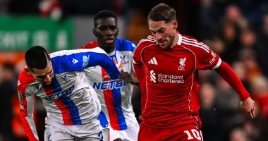 ليفربول يتجمد ويتلقى هزيمة قاسية أمام كريستال بالاس في كأس الرابطة 1 ليفربول يتجمد ويتلقى هزيمة قاسية أمام كريستال بالاس في كأس الرابطة